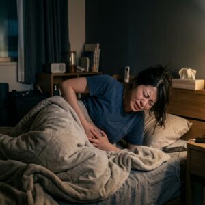 生理痛の大きな原因は、子宮を収縮させて不要になった経血を外に押し出そうとする働きをするホルモン「プロスタグランジン」の過剰分泌です。 血行不良と痛みの悪循環: プロスタグランジンには血管を収縮させる働きもあるため、骨盤周りの血流が悪くなり、下腹部や腰の「重だるさ」「締め付けられるような痛み」が発生します。 冷えやストレス、骨盤の歪みがあると骨盤内の血流がさらに滞り、痛みがより強くなる傾向があります。 器質的疾患が隠れている場合も: 痛みが毎月のように激しい、年々痛みが強くなっているという場合は、子宮内膜症や子宮筋腫などの疾患が背景にあることもあるため注意が必要です。 2. 生理痛に対する整体・東洋医学的アプローチ 「仕方のないもの」と我慢しがちな生理痛ですが、体の巡りや骨格を整えることで、症状の緩和を目指すことができます。 骨盤・股関節の歪み矯正: 子宮や卵巣のまわりにある骨盤や股関節のバランスを整えることで、骨盤内の血流をスムーズにし、子宮の過剰な緊張を和らげます。 冷え・自律神経の調整: お腹や足元を温める施術や、自律神経のバランスを整えるアプローチにより、ホルモンバランスの乱れや冷え性の根本改善を図ります。 東洋医学的な鍼灸アプローチ: 東洋医学では、生理痛は「気・血(けつ)」の巡りの滞りや、お腹の冷え(寒邪)が原因と考えます。経絡やツボを刺激することで、体の中から巡りを良くし、痛みを和らげます。